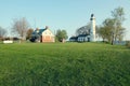 Pointe aux Barques Lighthouse, built in 1848 Royalty Free Stock Photo