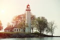 Pointe aux Barques Lighthouse, built in 1848