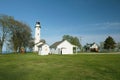 Pointe aux Barques Lighthouse, built in 1848 Royalty Free Stock Photo