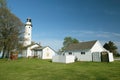 Pointe aux Barques Lighthouse, built in 1848 Royalty Free Stock Photo