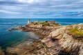 Pointe de Kermorvan, Kermovan Lighthouse, Brittany (Bretagne), F