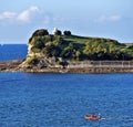 Pointe de Sainte-Barbe in Saint-Jean-de-Luz Royalty Free Stock Photo