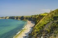 The pointe du Hoc Royalty Free Stock Photo