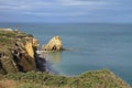 Pointe Du Hoc in Normandy Royalty Free Stock Photo