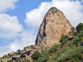 Pointed Summit in Zion National Park Royalty Free Stock Photo