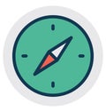 Pointer, compass Isolated Vector Icon that can easily Modify or edit Royalty Free Stock Photo
