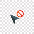 pointer icon sign and symbol. pointer color icon for website design and mobile app development. Simple Element from selection and Royalty Free Stock Photo