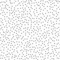 Pointillism low density seamless dots pattern. Abstract monochrome halftone. Just drop to swatches and enjoy EPS 10