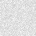 Pointillism middle density seamless dots pattern. Abstract monochrome halftone. Just drop to swatches and enjoy! EPS 10