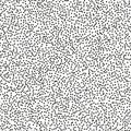 Pointillism middle density seamless dots pattern. Abstract monochrome halftone. Just drop to swatches and enjoy EPS 10