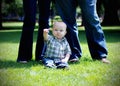 Pointing Baby - horizontal Royalty Free Stock Photo