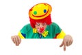 Pointing clown Royalty Free Stock Photo