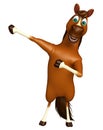 pointing Horse cartoon character