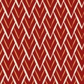 Pointy scale pattern seamless vector background.Textured grunge brush strokes in red, white, orange.Backdrop with