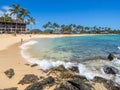 Poipu Beach on Kauai, Hawaii Royalty Free Stock Photo