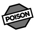 Poison black stamp