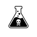 Vector poison bottle icon