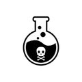 Vector poison bottle icon