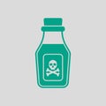 Poison Bottle Icon Royalty Free Stock Photo