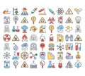 Poison & Danger Symbols Vector icons set every single icon can be easily modify or edit
