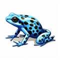 Simple Poison Dart Frog Clip Art With White Margins Royalty Free Stock Photo