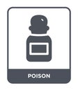 poison icon in trendy design style. poison icon isolated on white background. poison vector icon simple and modern flat symbol for Royalty Free Stock Photo