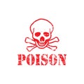 Poison Rubber Stamp