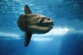 POISSON LUNE mola mola Royalty Free Stock Photo