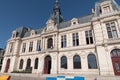 Poitiers , Aquitaine / France - 03 03 2020 : city hall facade town center facade in poitou charentes Poitiers in France