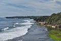 Pok Tunggal beach at southern area of Yogyakarta.