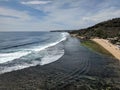 Pok Tunggal beach at southern area of Yogyakarta.