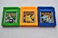Pokemon Blue, Yellow, and Green game