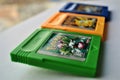 Pokemon Blue, Yellow, and Green game sideview