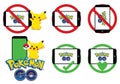 Pokemon Go sign set