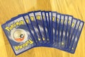 Pokemon trading cards background