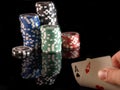 Poker aces Royalty Free Stock Photo