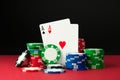 Poker aces Royalty Free Stock Photo