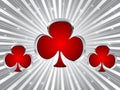 Poker background- clover