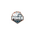 Poker badge logo