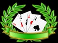 Poker banner (04) Royalty Free Stock Photo