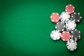 Poker card player gambling casino chips