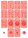 Poker card suit theme