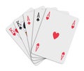 Poker cards Royalty Free Stock Photo