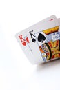 Poker cards, kings Royalty Free Stock Photo