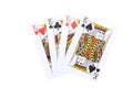 Poker cards Kings Royalty Free Stock Photo