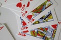 poker cards, poker game, gambling, card game, luck or bad luck Royalty Free Stock Photo