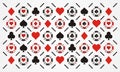 Poker chip pattern Royalty Free Stock Photo