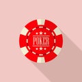 Poker chip vector illustraion