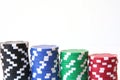 Poker chips Royalty Free Stock Photo