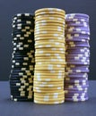 Poker Chips Royalty Free Stock Photo